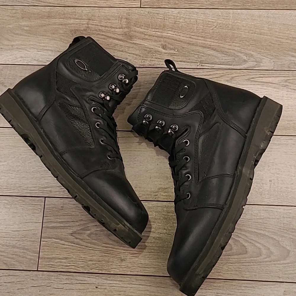 OAKLEY Stompers Tactical Field Gear Black Gatling Sz 12 Lace Up Boots‎ VTG RARE
